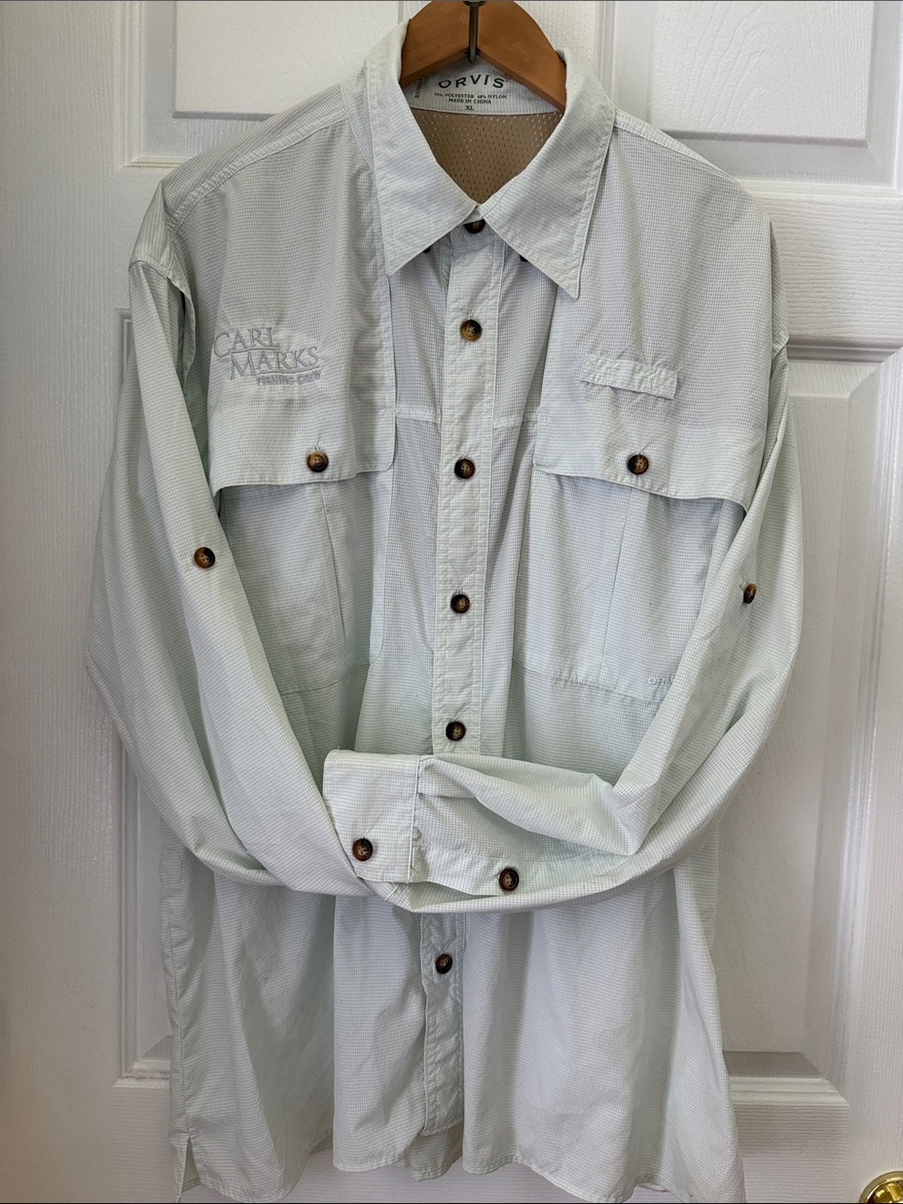 Orvis Light Green Lightweight Men’s Fishing Shirt XL